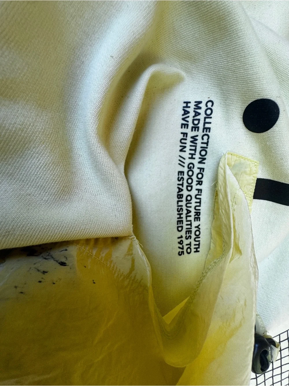 Zara's  Lightweight Pull overYellow Hoodie with Contrast Hood Black, Boys 13-14